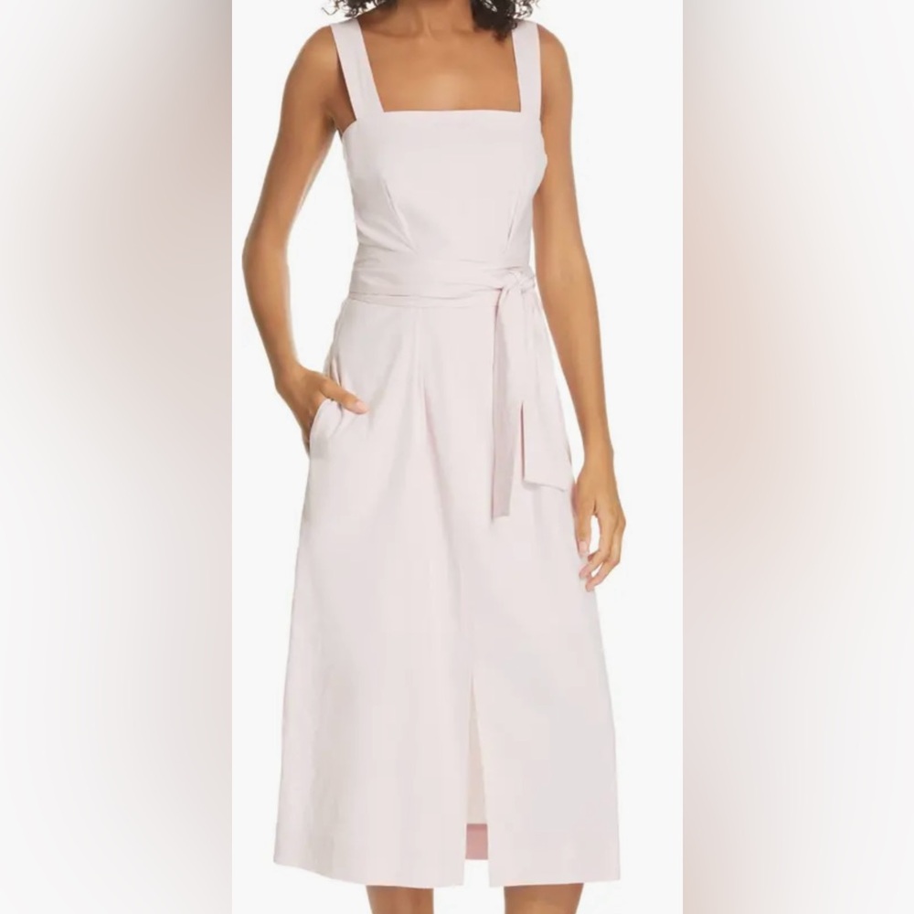 Vince Light Pink belted wide strap